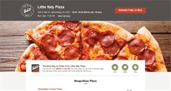 Desktop Screenshot of mylittleitalypizza.com